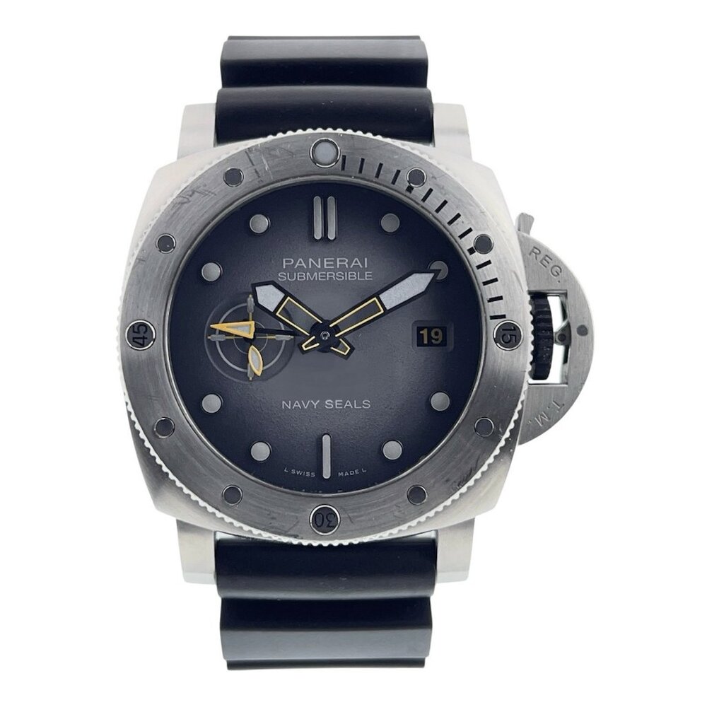 Panerai Submersible Navy Seals PAM01323 PAM1323 44mm Grey Dial Full Set